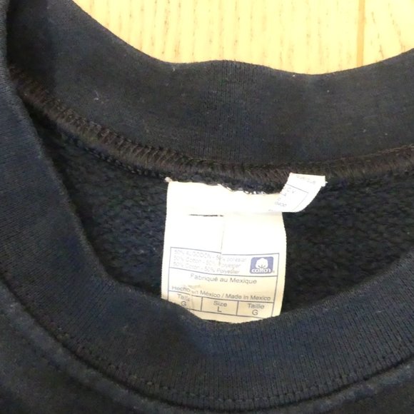 CPS Central Plumbing Services Navy Blue Large Sweatshirt - Picture 3 of 4